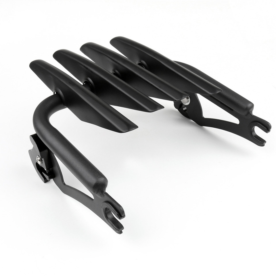 Cavalry Stealth Style Chrome Luggage Rack For Harley Davidson Touring Models